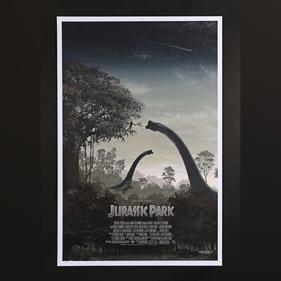 Lot #250 - JURASSIC PARK (1993) - Hand-Numbered Limited Edition Mondo Print by JC Richard, 2011