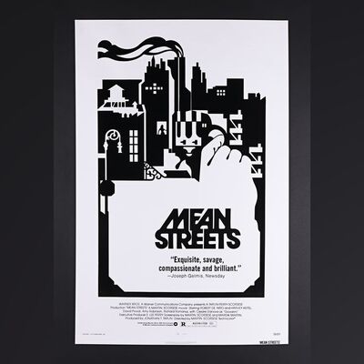 Lot #270 - MEAN STREETS (1973) - US One-Sheet, 1973