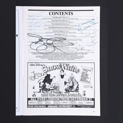 Lot #273 - MONTY PYTHON - Graham Chapman, Terry Jones, John Cleese, Eric Idle, Michael Palin, Terry Gilliam and Barry Cryer Autographed Material