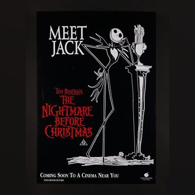 Lot #275 - THE NIGHTMARE BEFORE CHRISTMAS (1993) - Set of Four Australian Character Advance One-Sheets, 1993