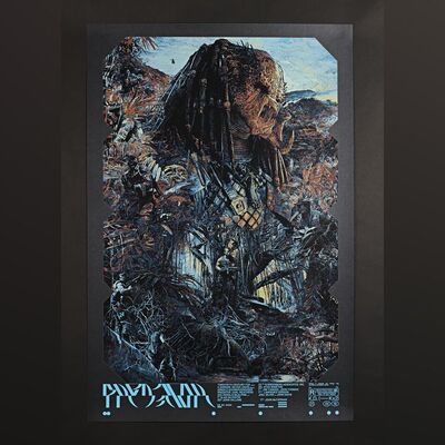 Lot #296 - PREDATOR (1987) - Signed and Hand-Numbered Limited Edition "Ugly MF" Variant Artist Proof Print by Krzysztof Domaradzki, 2019