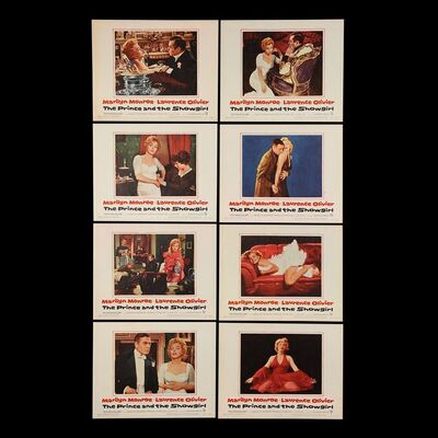 Lot #297 - THE PRINCE AND THE SHOWGIRL (1957) - Complete Set of Eight US Lobby Cards, 1957