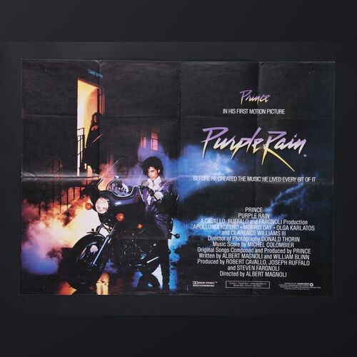 Lot #303 - PURPLE RAIN (1984) - UK Quad and Exhibitors Campaign Book, 1984