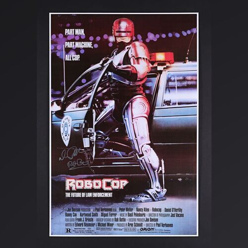 Lot #310 - ROBOCOP (1987) - Peter Weller Autographed Poster