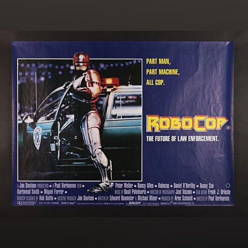 Lot #311 - ROBOCOP (1987) - UK Quad, 1987