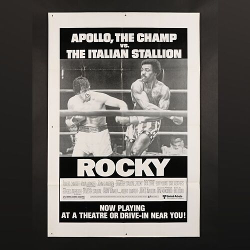 Lot #312 - ROCKY (1976) - David Frangioni Collection: US One-Sheet - Drive-In Style, 1976