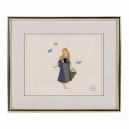 Lot #327 - SLEEPING BEAUTY (1959) - Framed Limited Edition Princess Aurora Serigraph Cel, 1990