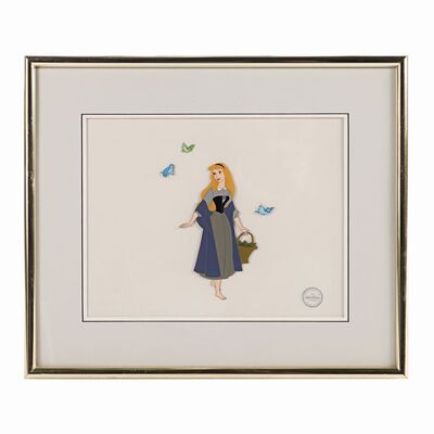 Lot #327 - SLEEPING BEAUTY (1959) - Framed Limited Edition Princess Aurora Serigraph Cel, 1990