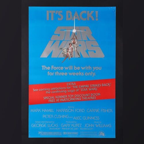 Lot #343 - STAR WARS: A NEW HOPE (1977) - US One-Sheet, 1979