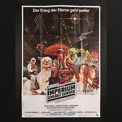Lot #352 - STAR WARS: THE EMPIRE STRIKES BACK (1980) - German A0 Poster, 1980