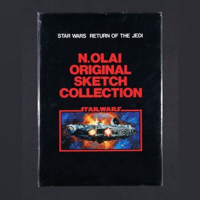Lot #355 - STAR WARS: RETURN OF THE JEDI (1983) - Noriyoshi Ohrai Original Sketch Collection (Factory-Sealed), 1983