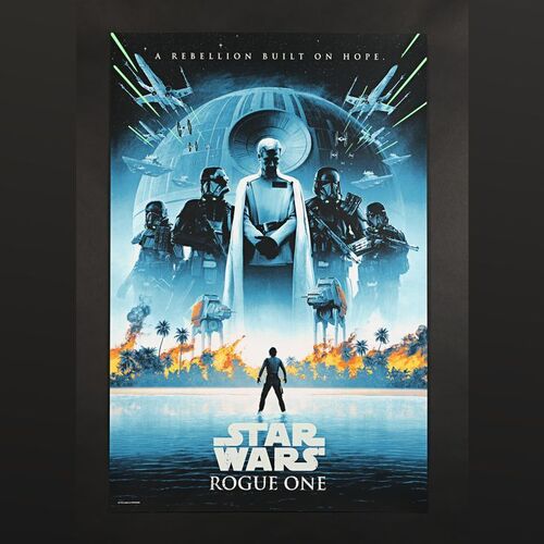 Lot #360 - ROGUE ONE: A STAR WARS STORY (2016) - Hand-Numbered Limited Edition Print by Matt Ferguson, 2021