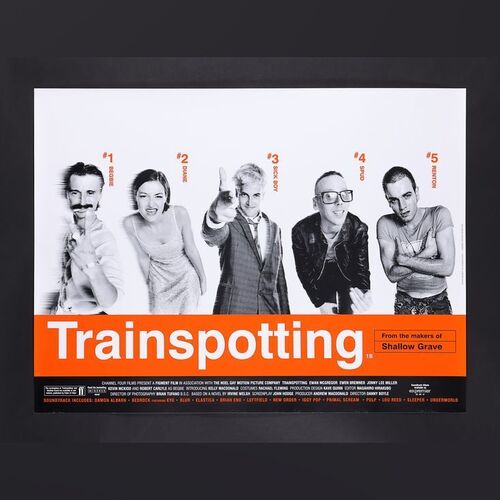 Lot #372 - TRAINSPOTTING (1996) - UK Quad and Commercial Poster, 1996