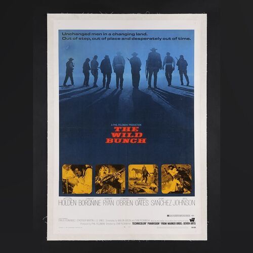 Lot #393 - THE WILD BUNCH (1969) - UK Quad - Linen-Backed, 1969