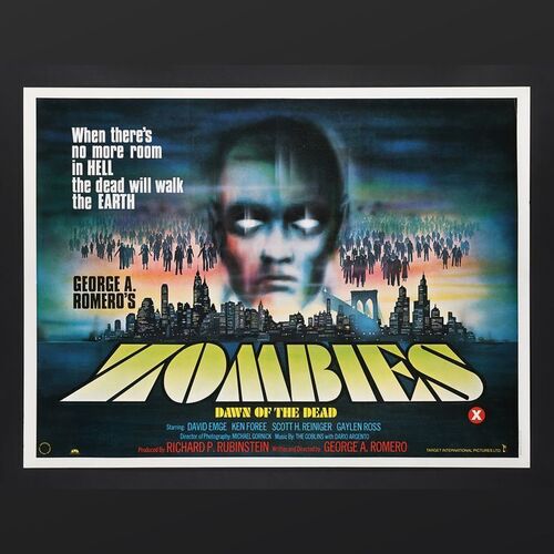 Lot #399 - ZOMBIES: DAWN OF THE DEAD (1978) - UK Quad, 1978