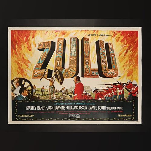 Lot #400 - ZULU (1964) - Spanish Two-Sheet - Linen-Backed, 1964