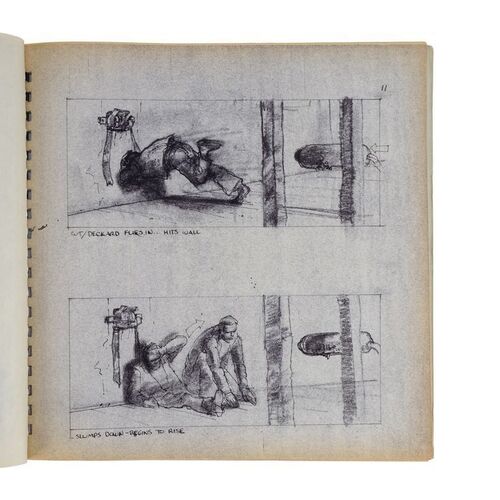 Lot #58 - "Pris-Deckard Fight" Printed Storyboard Booklet ### BLADE RUNNER (1982)