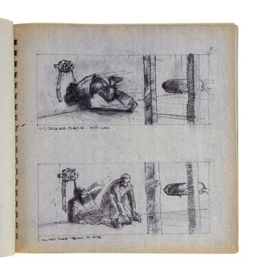 Lot #58 - "Pris-Deckard Fight" Printed Storyboard Booklet ### BLADE RUNNER (1982)