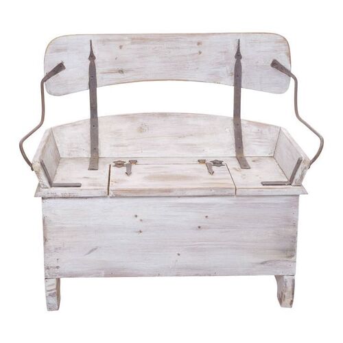 Lot #90 - North Pole Bench with On-Set Still Photo of Buddy (Will Ferrell) and Santa (Edward Asner) ### ELF (2003)
