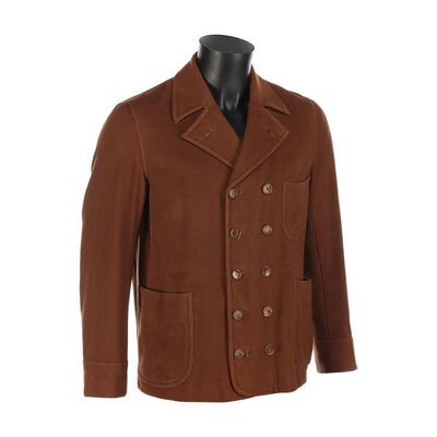Lot #116 - Vito Corleone's (Robert De Niro) Screen-Matched and Photo-Matched Pea Coat ### THE GODFATHER PART II (1974)