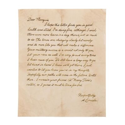 Lot #135 - Lincoln Letter ### THE HATEFUL EIGHT (2015)