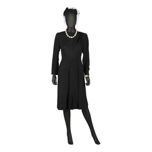 Lot #145 - Patrizia Reggiani's (Lady Gaga) Screen-Matched Funeral Costume and Jewelry ### HOUSE OF GUCCI (2021)