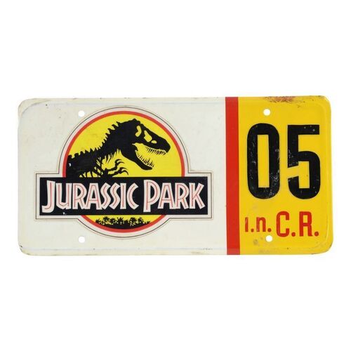 Lot #173 - Tour Vehicle 05 License Plate ### JURASSIC PARK (1993)