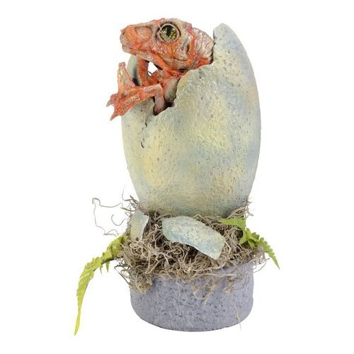 Lot #174 - Production-Made Baby Velociraptor Puppet and Egg ### JURASSIC PARK (1993)