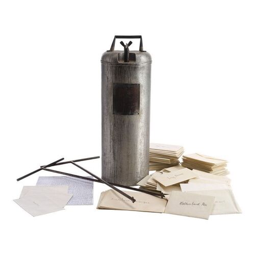 Lot #197 - Time Capsule with Letters ### KNOWING (2009)