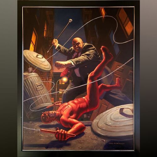 Lot #212 - Hand-Painted Greg Hildebrandt Daredevil Issue No. 595 Variant Cover Painting ### MARVEL COMICS