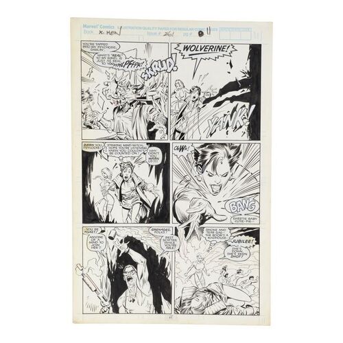 Lot #213 - Uncanny X-Men Vol 1 #261 Page 11 by Marc Silvestri and Dan Green ### MARVEL COMICS