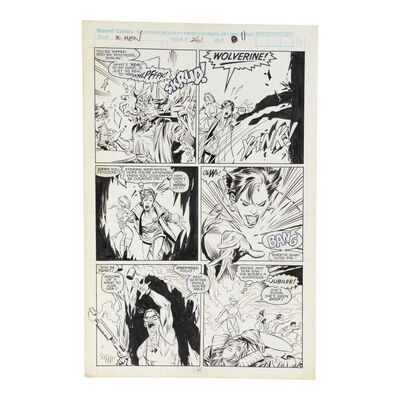 Lot #213 - Uncanny X-Men Vol 1 #261 Page 11 by Marc Silvestri and Dan Green ### MARVEL COMICS