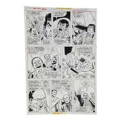 Lot #214 - Marvel Team-Up Annual No. 1 P. 22 by Sal Buscema and Mike Esposito ### MARVEL COMICS