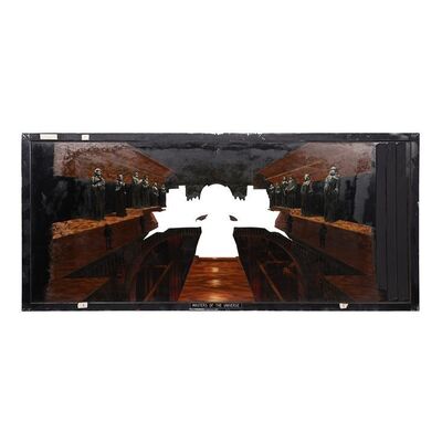 Lot #232 - Hand-Painted Matthew Yuricich Skeletor (Frank Langella) Throne Room Matte Painting ### MASTERS OF THE UNIVERSE (1987)