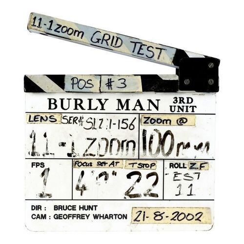 Lot #238 - "Burly Man" Clapperboard ### THE MATRIX RELOADED (2003)/THE MATRIX REVOLUTIONS (2003)