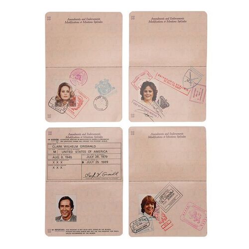Lot #252 - Set of Screen-Matched Griswold Family Passports ### NATIONAL LAMPOON'S EUROPEAN VACATION (1985)