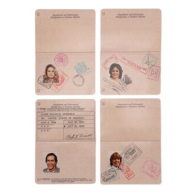 Lot #252 - Set of Screen-Matched Griswold Family Passports ### NATIONAL LAMPOON'S EUROPEAN VACATION (1985)