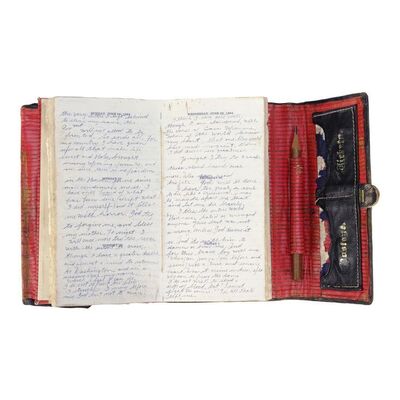 Lot #254 - Production-Made John Wilkes Booth (Christian Camargo) Diary ### NATIONAL TREASURE: BOOK OF SECRETS (2007)