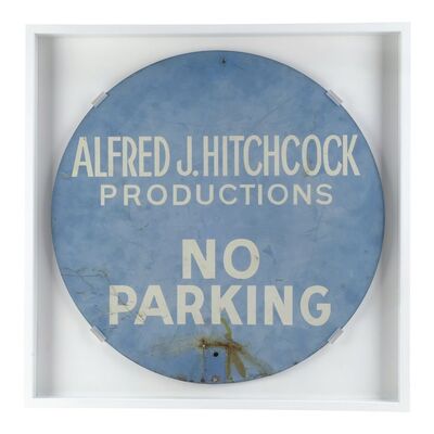 Lot #261 - Alfred Hitchcock Productions No Parking Sign ### ALFRED HITCHCOCK