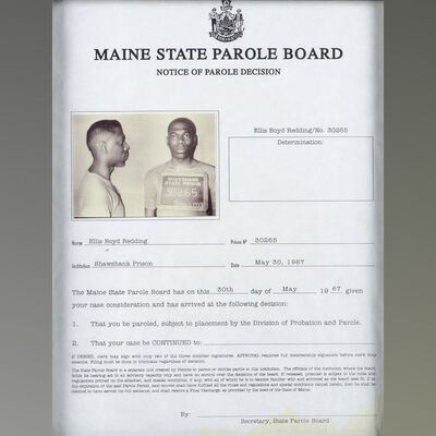 Lot #309 - Framed Ellis Boyd "Red" Redding's (Morgan Freeman) Parole Notice ### THE SHAWSHANK REDEMPTION (1994)