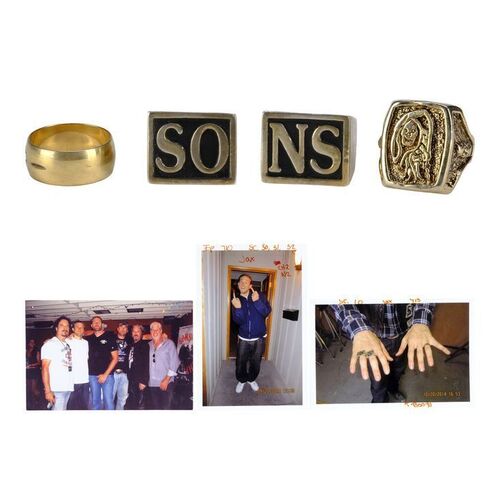 Lot #313 - Set of Jackson "Jax" Teller's (Charlie Hunnam) Rings and Three Set Photos ### SONS OF ANARCHY (T.V. SERIES, 2008-2014)