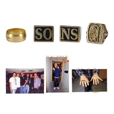 Lot #313 - Set of Jackson "Jax" Teller's (Charlie Hunnam) Rings and Three Set Photos ### SONS OF ANARCHY (T.V. SERIES, 2008-2014)