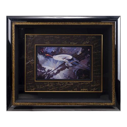 Lot #323 - Framed Cast-Autographed Limited-Edition Robert McCall USS Enterprise Giclee ### STAR TREK: THE MOTION PICTURE (1979)