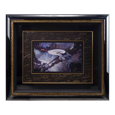 Lot #323 - Framed Cast-Autographed Limited-Edition Robert McCall USS Enterprise Giclee ### STAR TREK: THE MOTION PICTURE (1979)