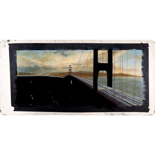 Lot #327 - Hand-Painted Matthew Yuricich Golden Gate Bridge Matte Painting ### STAR TREK: THE MOTION PICTURE (1979)