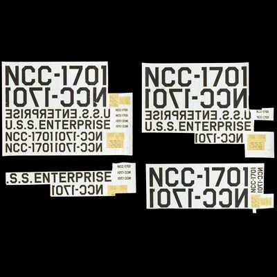 Lot #339 - USS Enterprise NCC-1701 Model Miniature Decals ### STAR TREK: THE ORIGINAL SERIES (1966-1969)