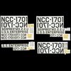 Lot #339 - USS Enterprise NCC-1701 Model Miniature Decals ### STAR TREK: THE ORIGINAL SERIES (1966-1969)