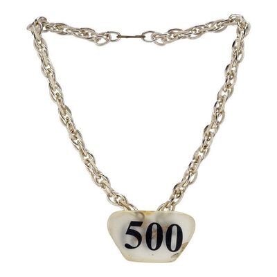 Lot #343 - "500" Android ID Necklace ### STAR TREK: THE ORIGINAL SERIES (1966-1969)