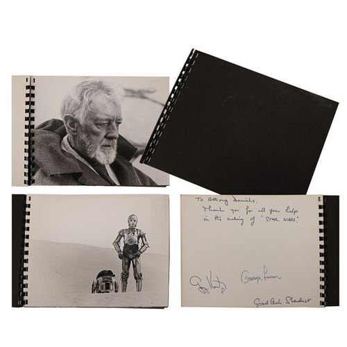 Lot #369 - Anthony Daniels Collection: Glory Book Signed to Anthony Daniels from George Lucas and Gary Kurtz ### STAR WARS: A NEW HOPE (1977)