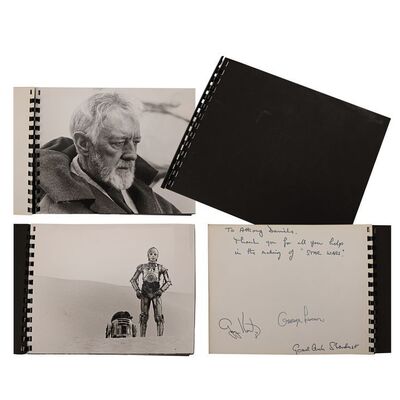 Lot #369 - Anthony Daniels Collection: Glory Book Signed to Anthony Daniels from George Lucas and Gary Kurtz ### STAR WARS: A NEW HOPE (1977)